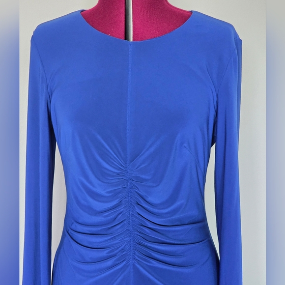 Vince Camuto Royal Blue Long Sleeve Dress - Picture 12 of 12